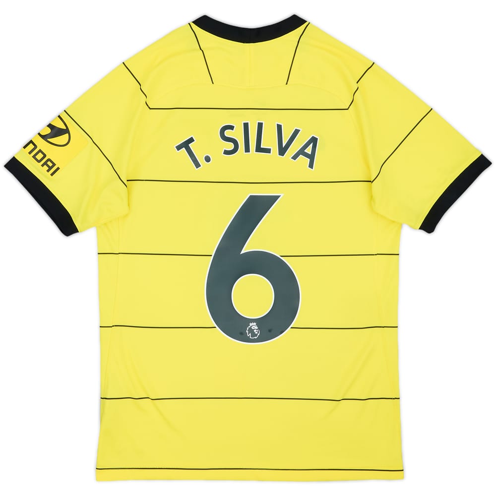 2021-22 Chelsea Away Shirt T.Silva #6 - 5/10 - (S)