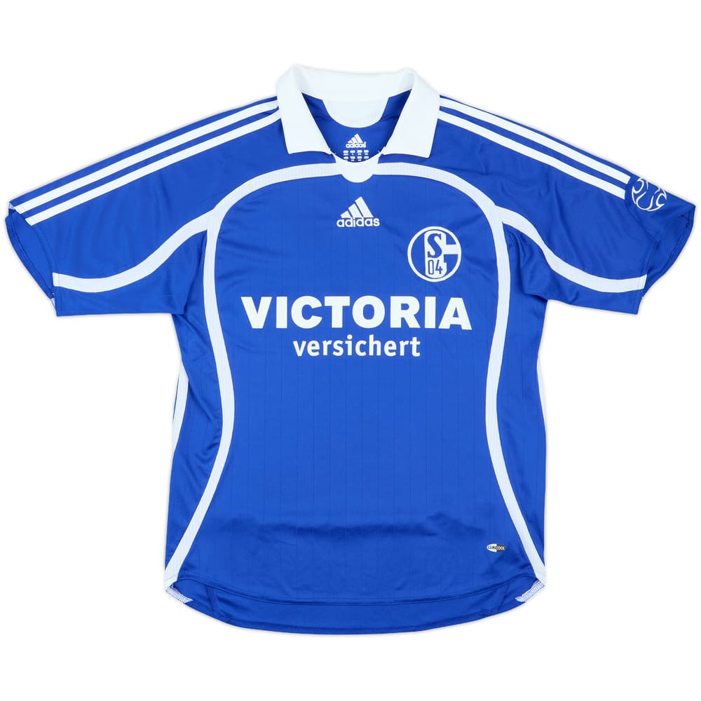 2006-07 Schalke Home Shirt - 8/10 - (L.Boys)