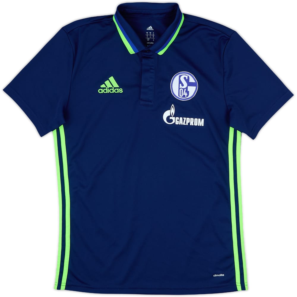 2016-17 Schalke adidas Polo Shirt - 10/10 - (S)