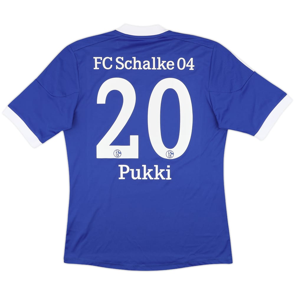 2012-14 Schalke Home Shirt Pukki #20 - 10/10 - (M)