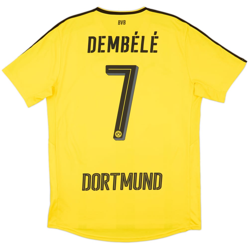 2016-17 Borussia Dortmund Home Shirt Dembele #7 - 10/10 - (L)
