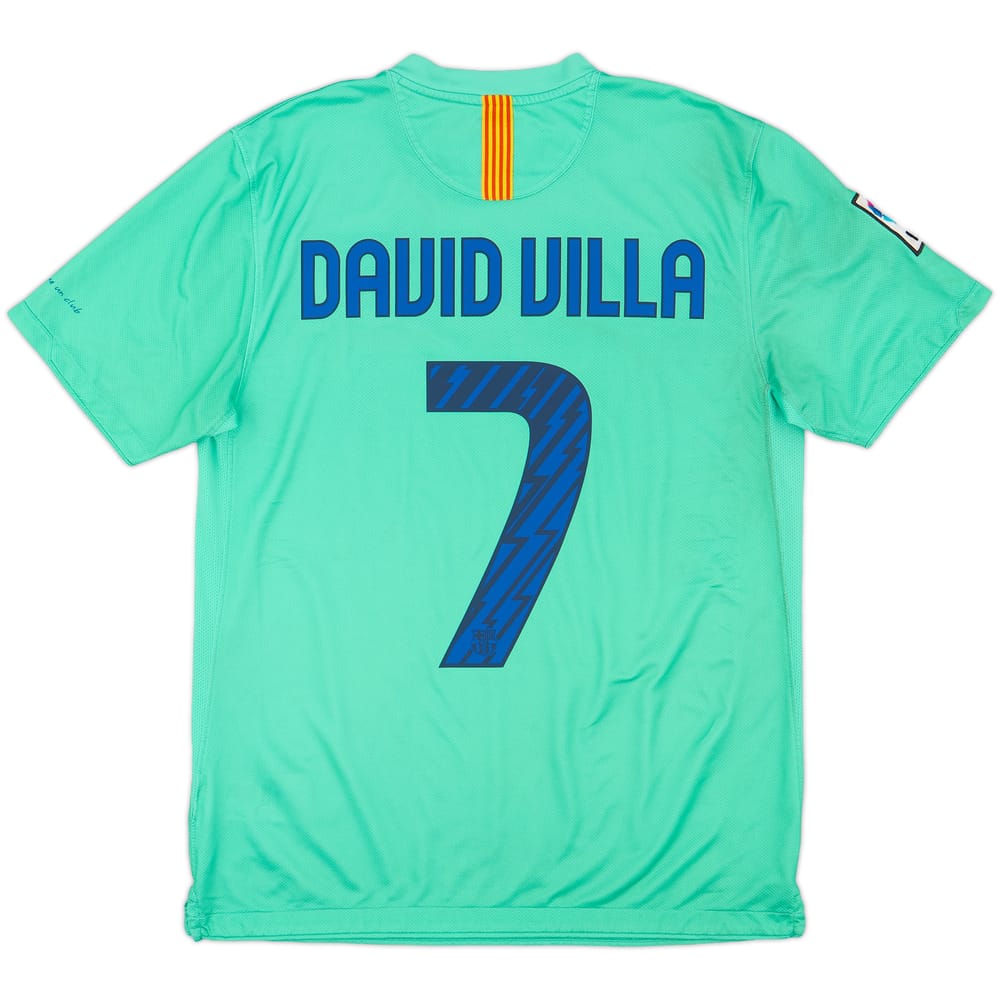 2010-11 Barcelona Away Shirt David Villa #7 - 6/10 - (M)