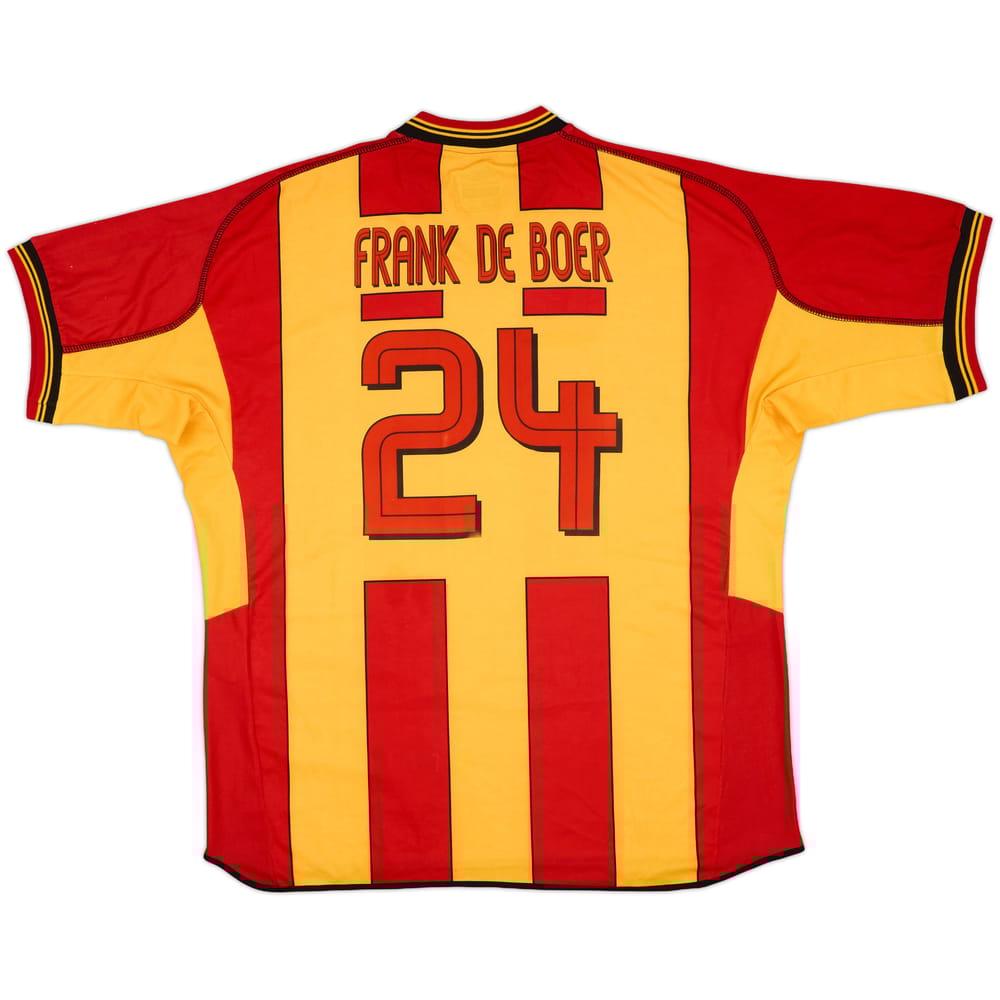 2002-03 Galatasaray Home Shirt Frank De Boer #24 - 7/10 - (XXL)