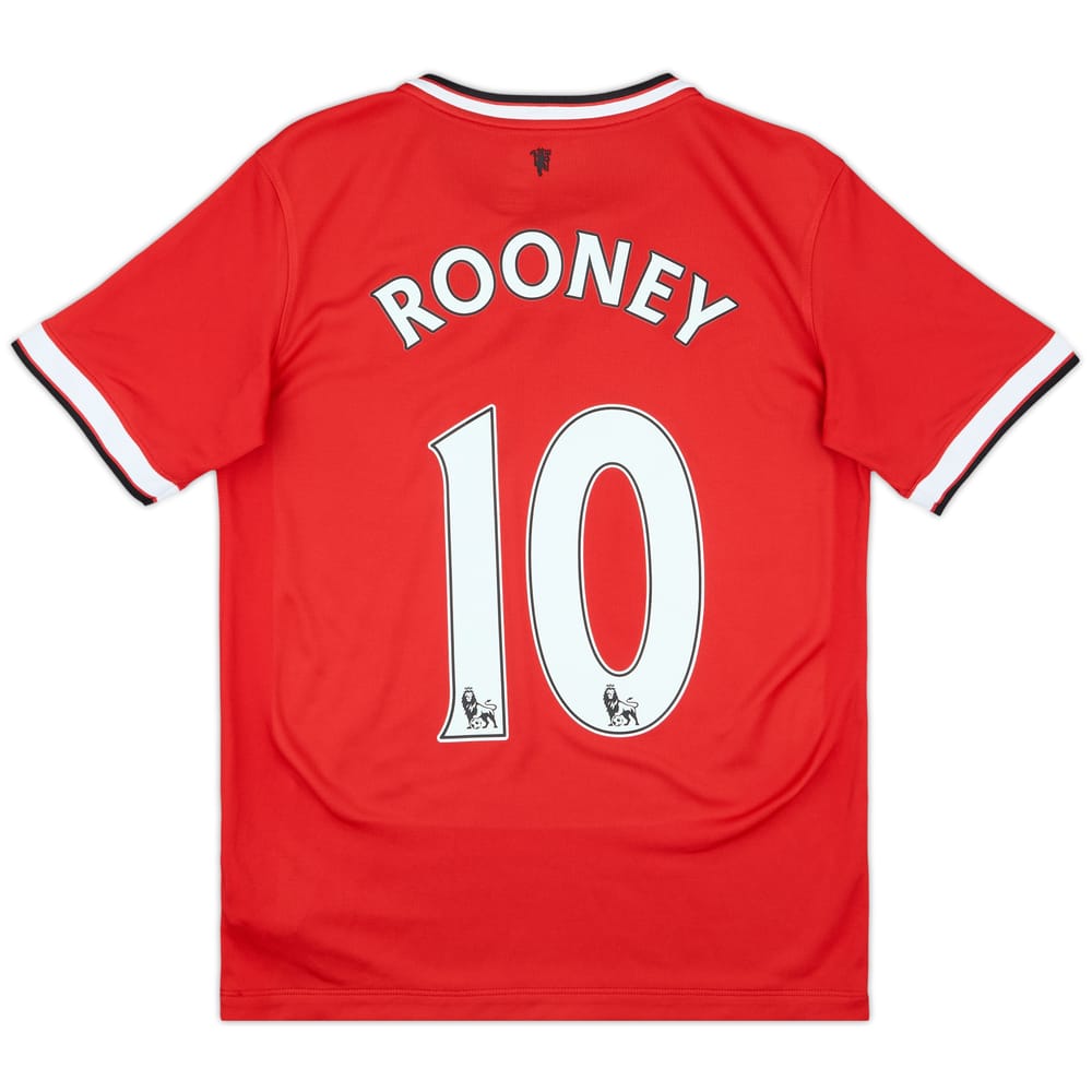 2014-15 Manchester United Home Shirt Rooney #10 - 8/10 - (XL.Boys)