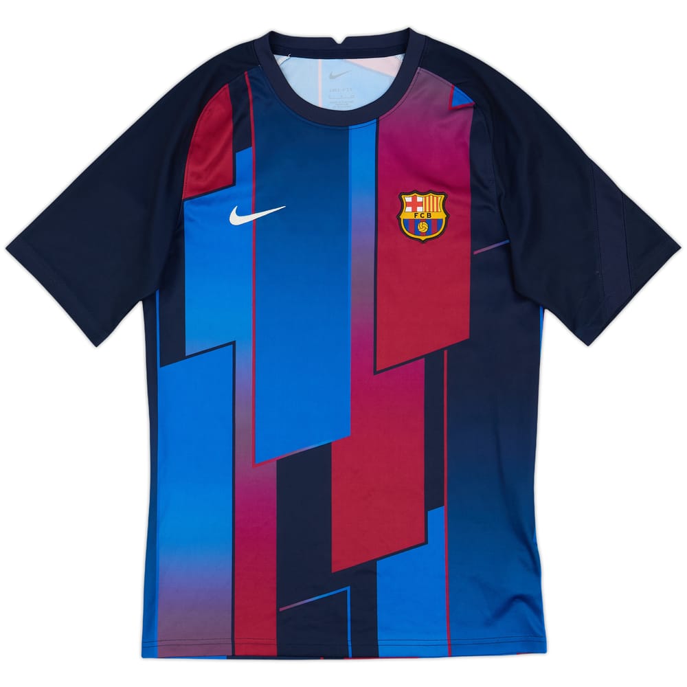 2021-22 Barcelona Nike Training Shirt - 10/10 - (S)