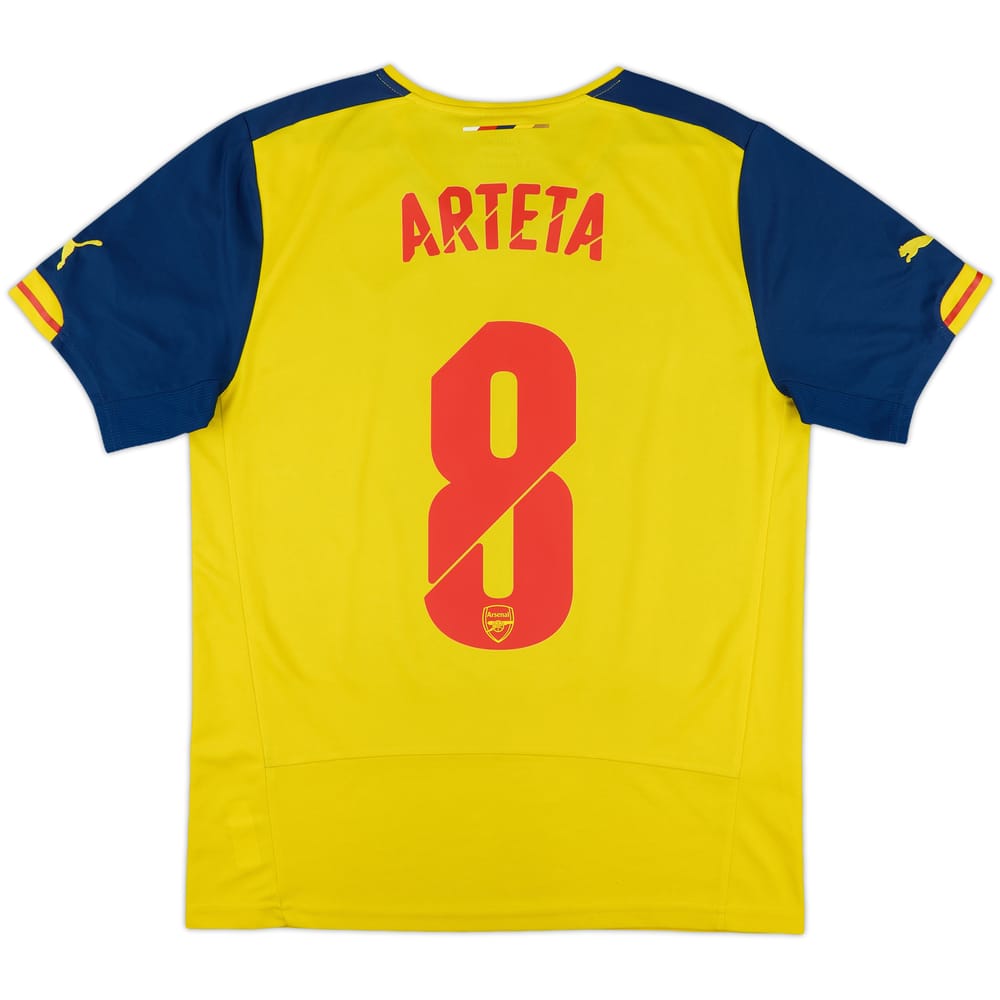 2014-15 Arsenal Away Shirt Arteta #8 - 7/10 - (M)