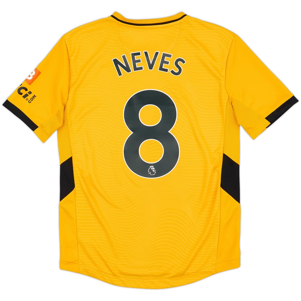 2021-22 Wolves Home Shirt Neves #8 - 7/10 - (M)