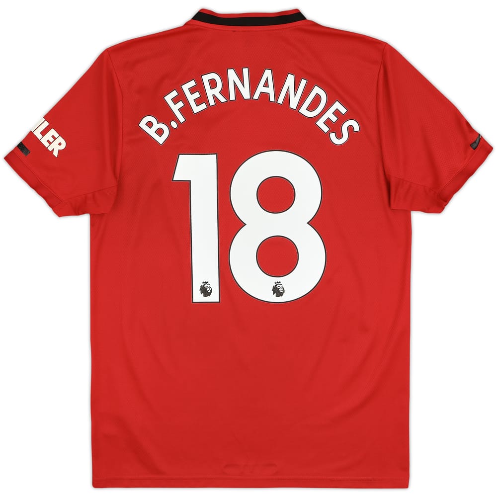 2019-20 Manchester United Home Shirt B.Fernandes #18 - 7/10 - (M)