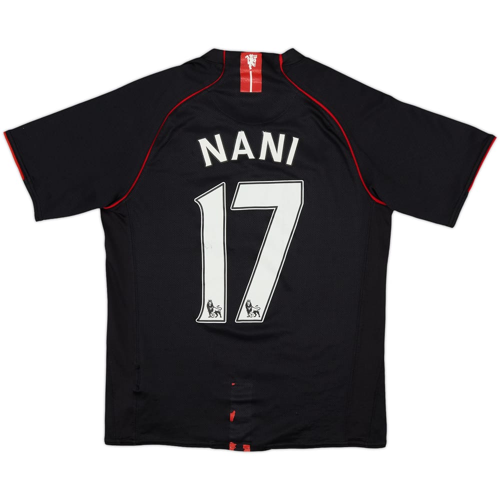 2007-08 Manchester United Away Shirt Nani #17 - 5/10 - (XL.Boys)