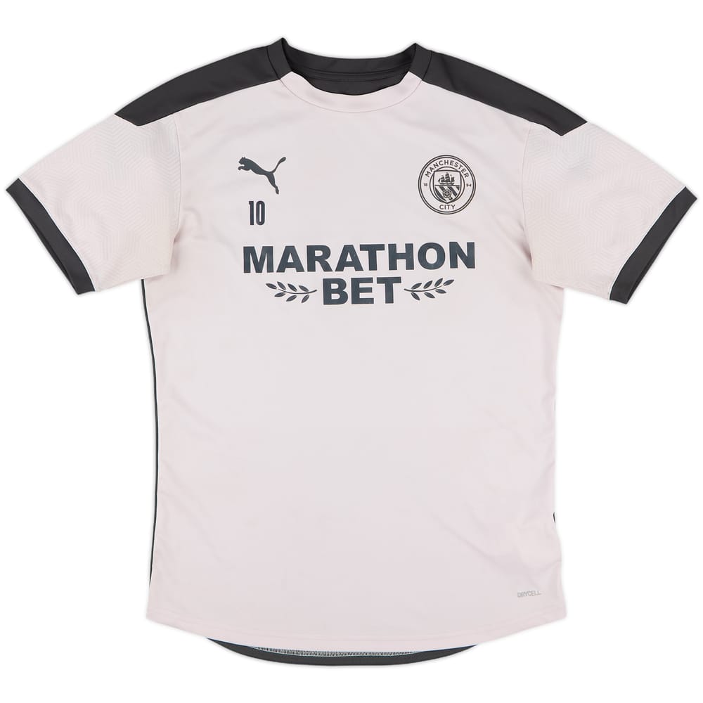2020-21 Manchester City Player Issue Training Shirt #10 - 7/10 - (M)