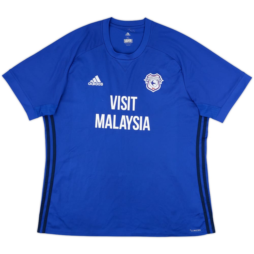 2017-18 Cardiff City Home Shirt - 8/10 - (XL)