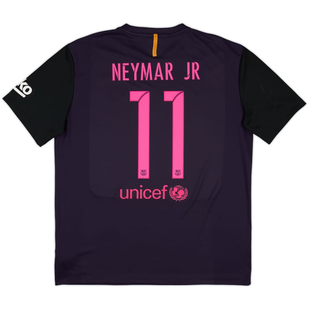 2016-17 Barcelona Basic Away Shirt Neymar Jr #11 - 10/10 - (XL)