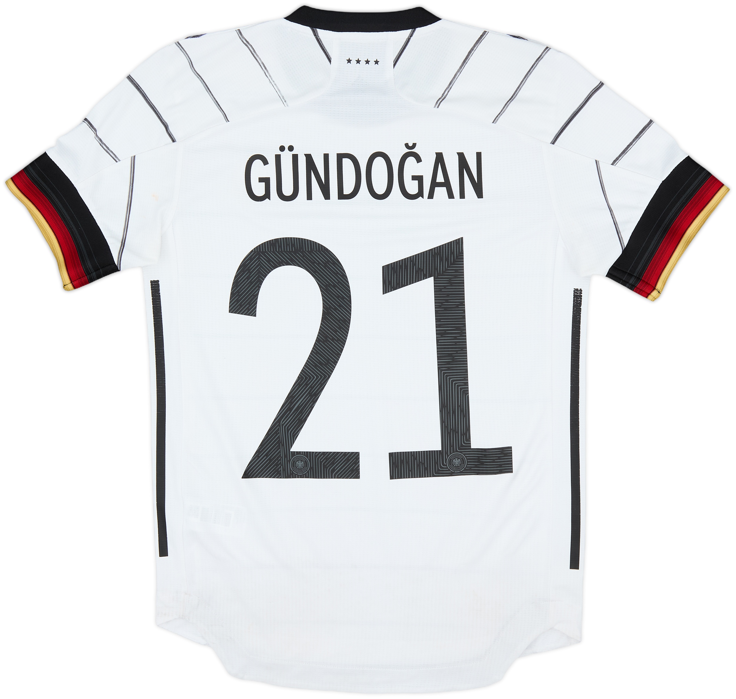 2020-21 Germany Authentic Home Shirt Gundogan #21 - 8/10 - (XS)