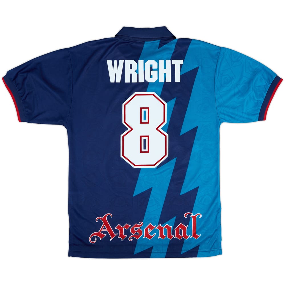 1995-96 Arsenal Away Shirt Wright #8 - 8/10 - (M)