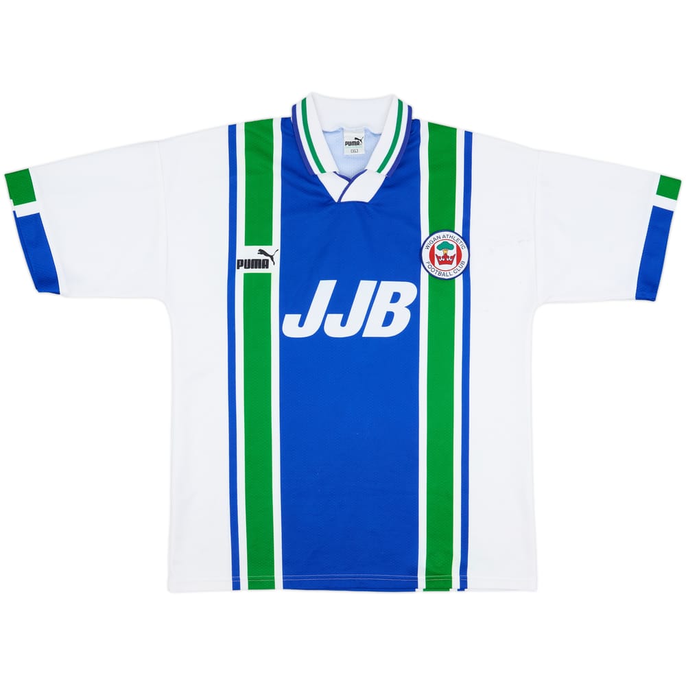 1995-98 Wigan Home Shirt - 7/10 - (XL)