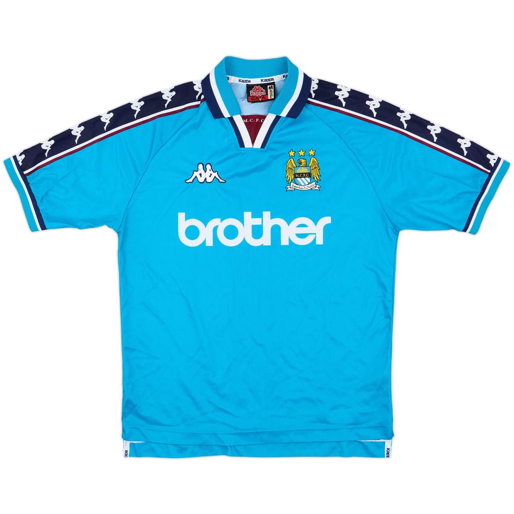 1997-99 Manchester City Home Shirt - 9/10 - (M)