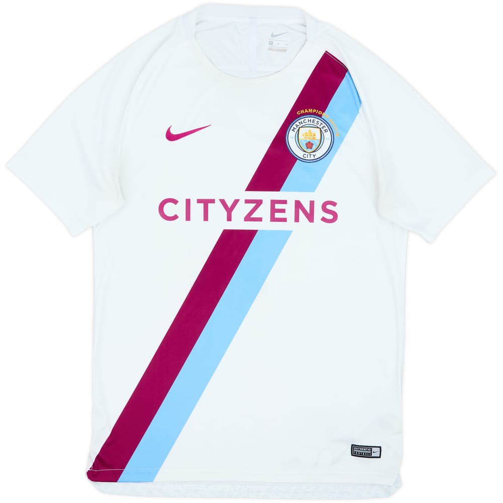 2017-18 Manchester City Limited Edition Pre-Match Training Shirt - 9/10 - (M)