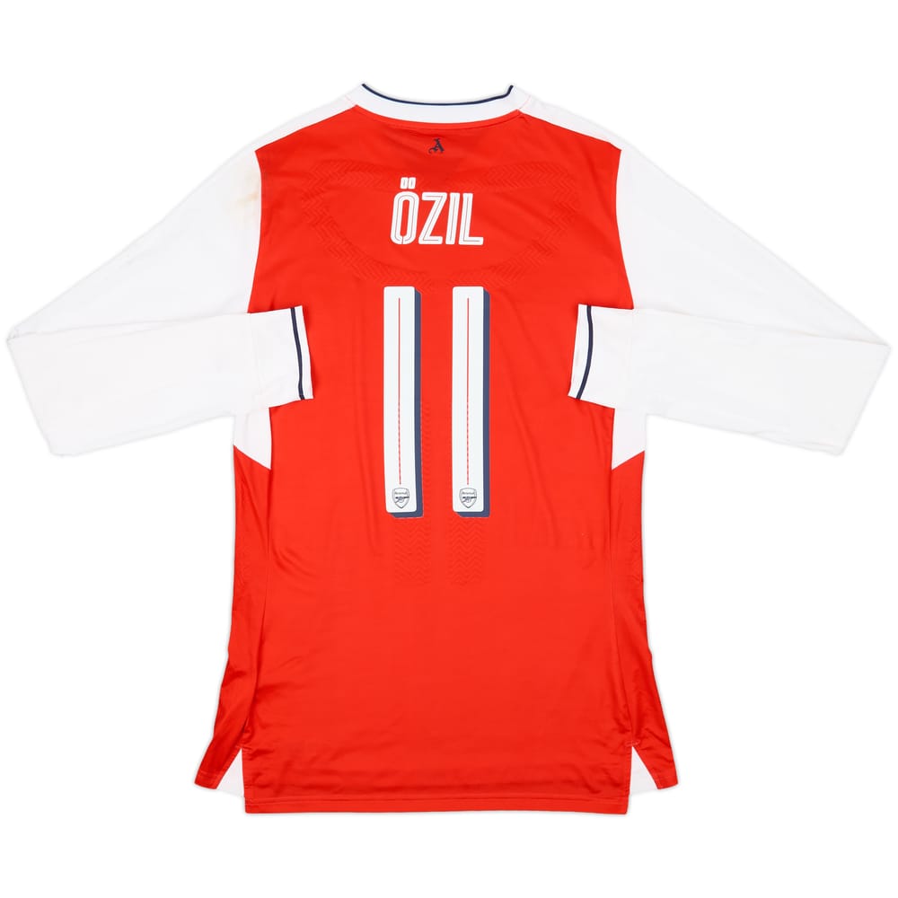 2016-17 Arsenal Authentic Home L/S Shirt Ozil #11 - 7/10 - (XL)
