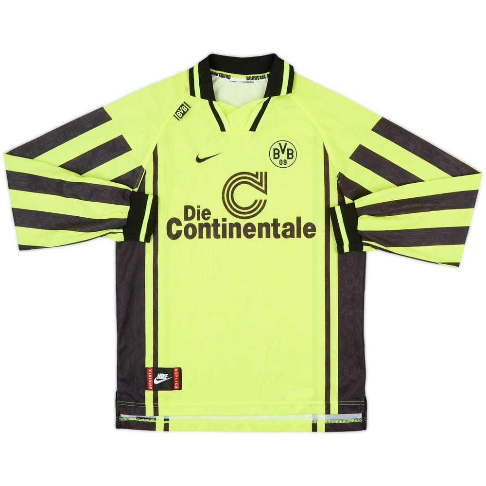1996-97 Borussia Dortmund Home L/S Shirt - 8/10 - (M)