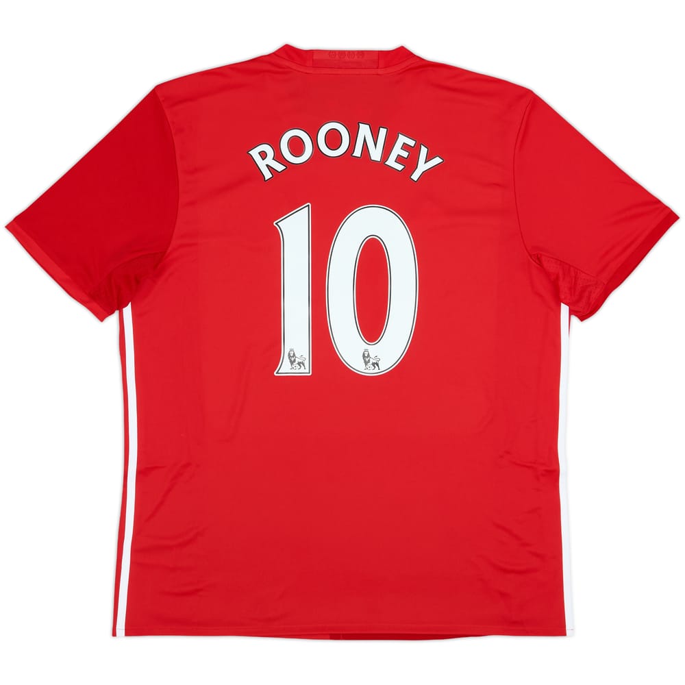 2016-17 Manchester United Home Shirt Rooney #10 (XL)
