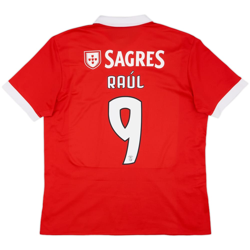 2017-18 Benfica Home Shirt Raul #9 - 9/10 - (XL)