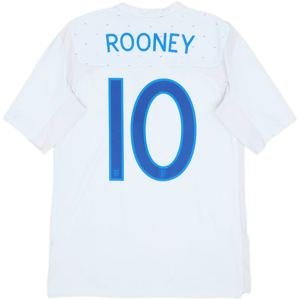 2010-11 England Home Shirt Rooney #10 - 5/10 - (S)