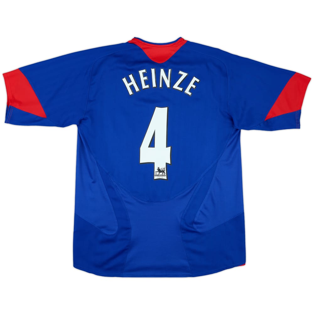 2005-06 Manchester United Away Shirt Heinze #4 - 7/10 - (M)