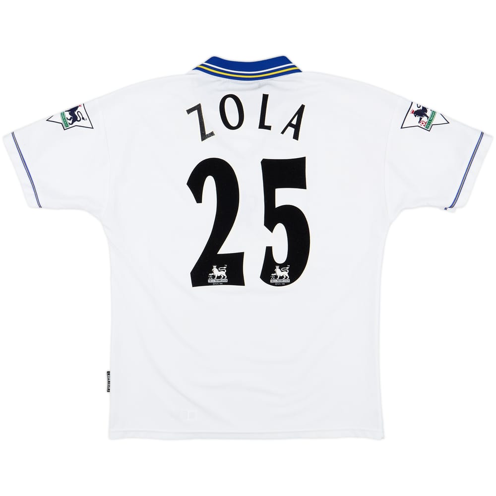 1998-00 Chelsea Away Shirt Zola #25 - 8/10 - (M)