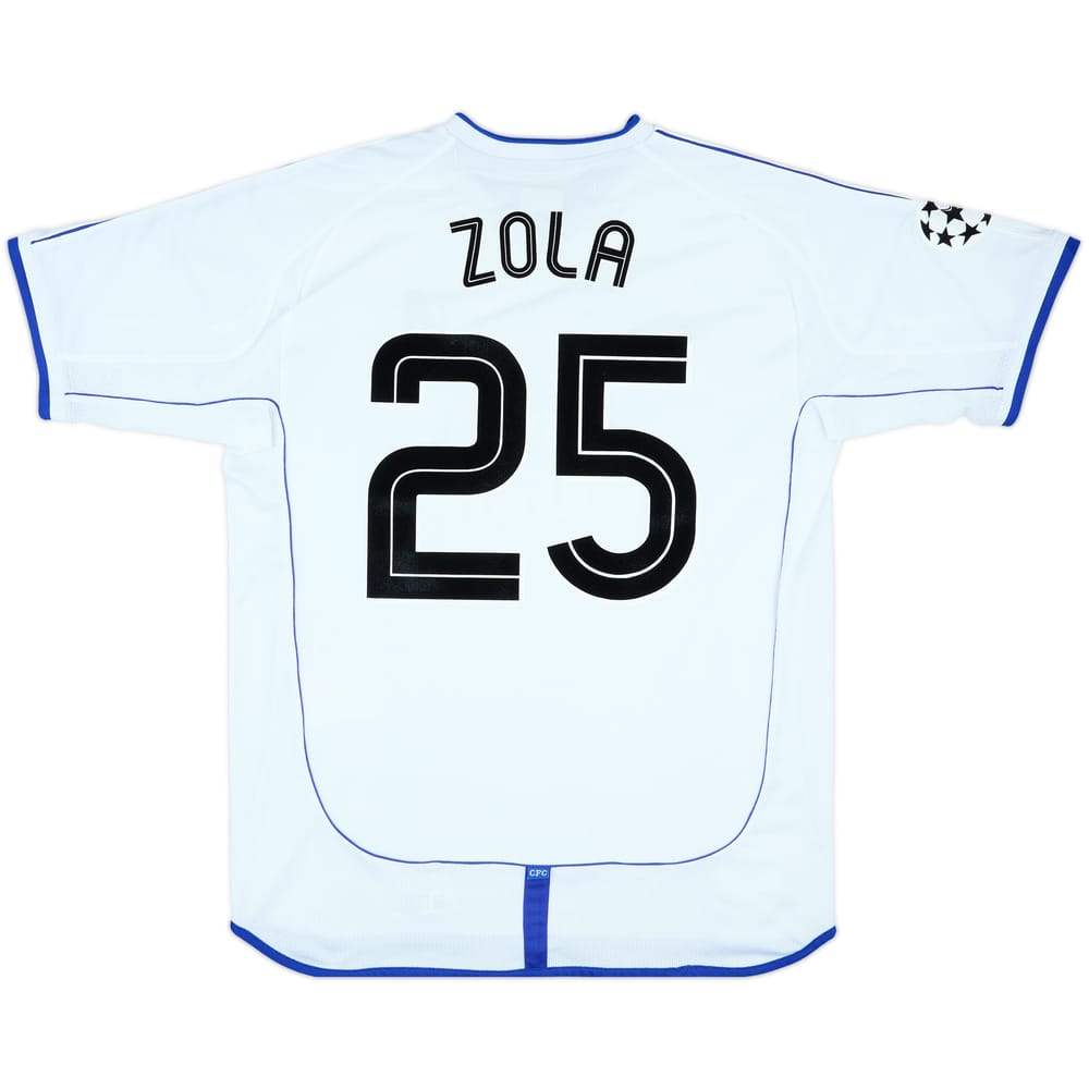 2001-03 Chelsea Away Shirt Zola #25 - 8/10 - (L)