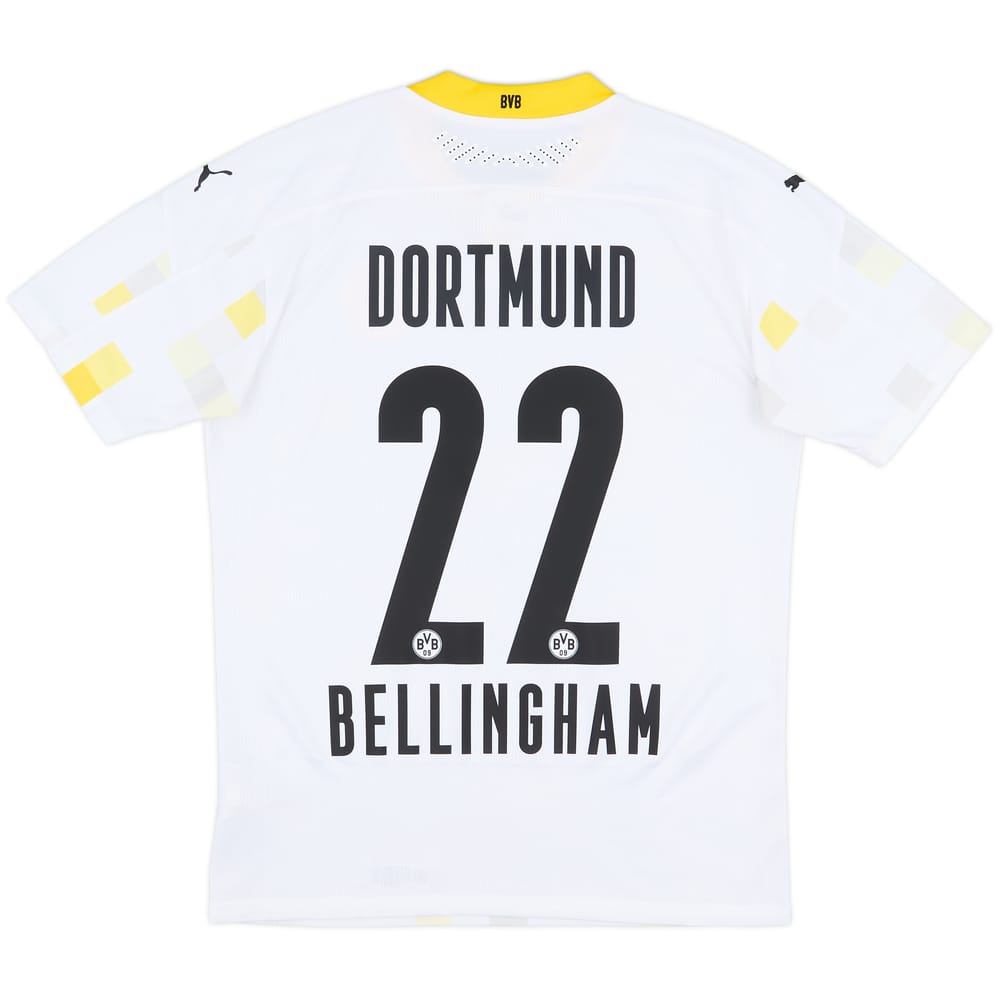 2020-21 Borussia Dortmund Authentic Away Cup Shirt Bellingham #22 - 8/10 - (M)