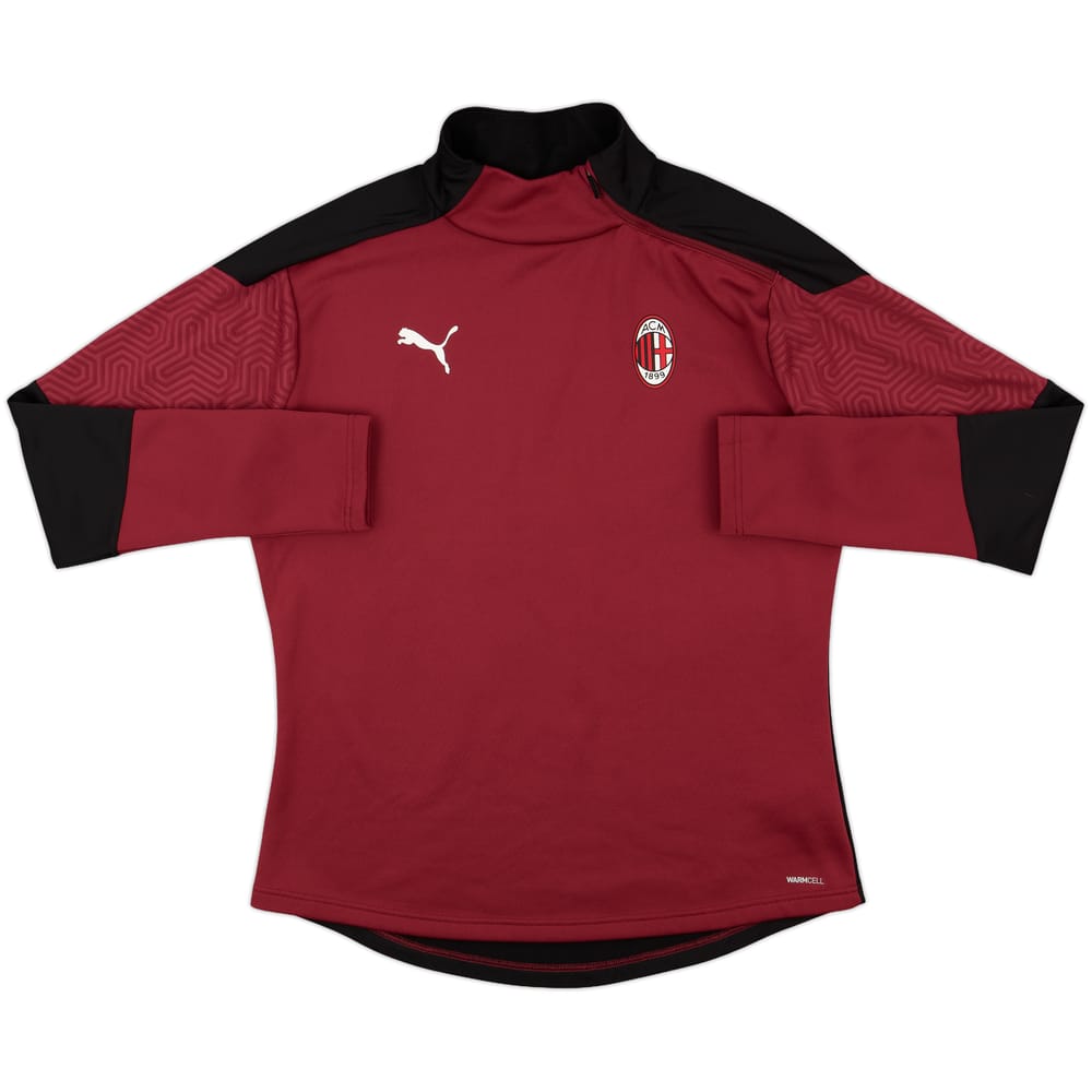 2019-20 AC Milan Puma 1/4 Zip Drill Top - 8/10 - (L)