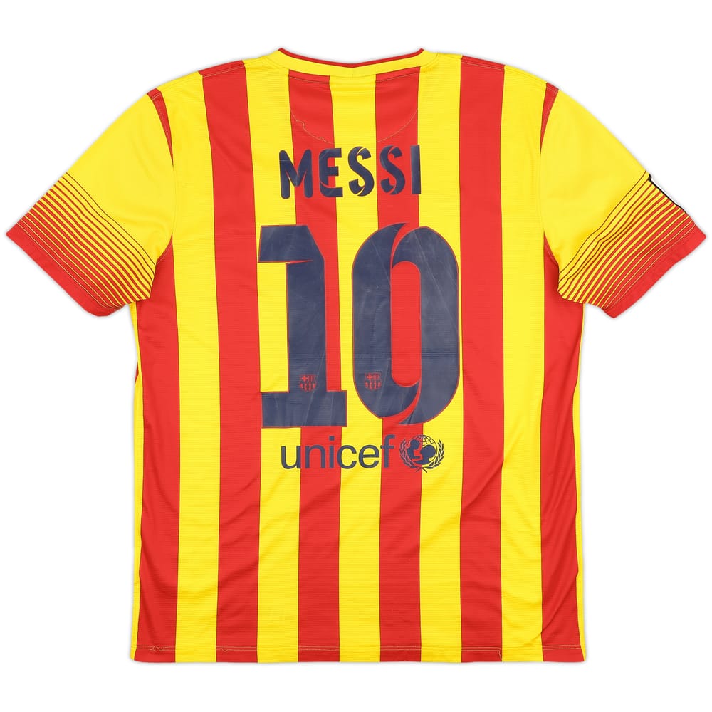 2013-15 Barcelona Away Shirt Messi #10 - 6/10 - (L)