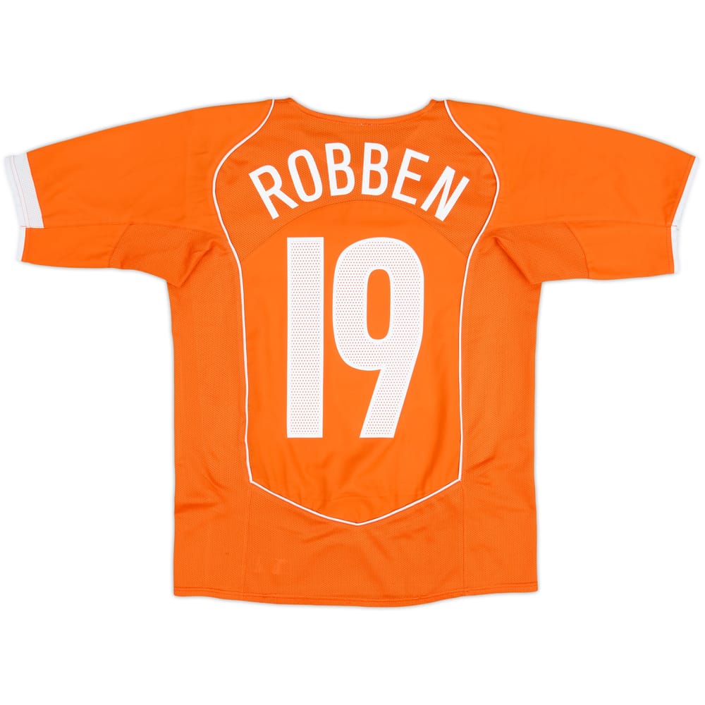 2004-06 Netherlands Home Shirt Robben #19 - 8/10 - (XL.Boys)