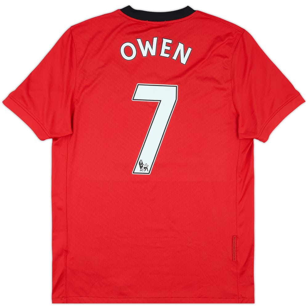 2009-10 Manchester United Home Shirt Owen #7 - 8/10 - (M)