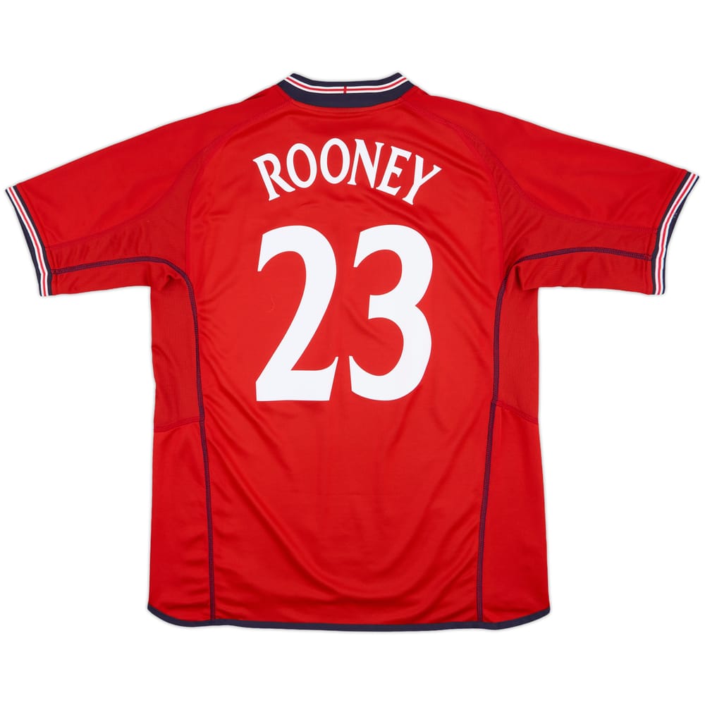 2002-04 England Away Shirt Rooney #23 - 7/10 - (L)
