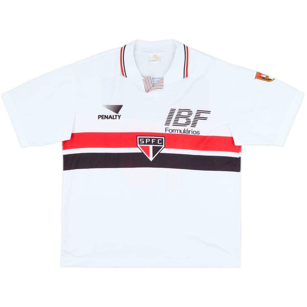 1992 Sao Paulo Home Shirt #10 - 9/10 - (XL)
