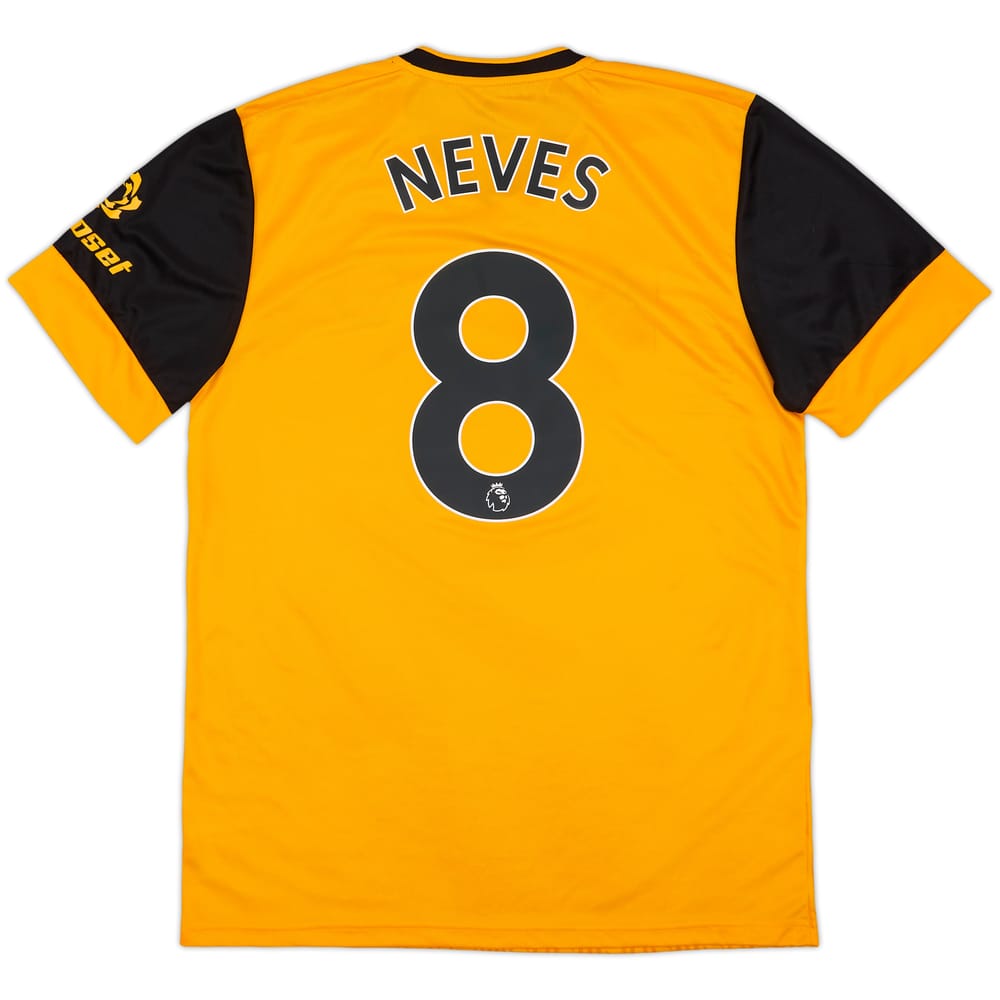 2020-21 Wolves Home Shirt Neves #8 - 9/10 - (L)