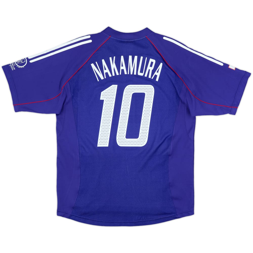 2002-04 Japan 'vs Russia' Home Shirt Nakamura #10 - 10/10 - (L)