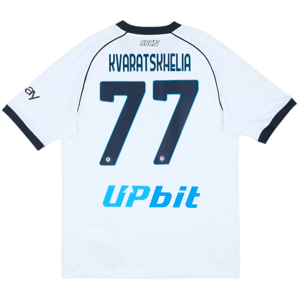 2023-24 Napoli Away Shirt Kvaratskhelia #77 - 10/10 - (XXL)