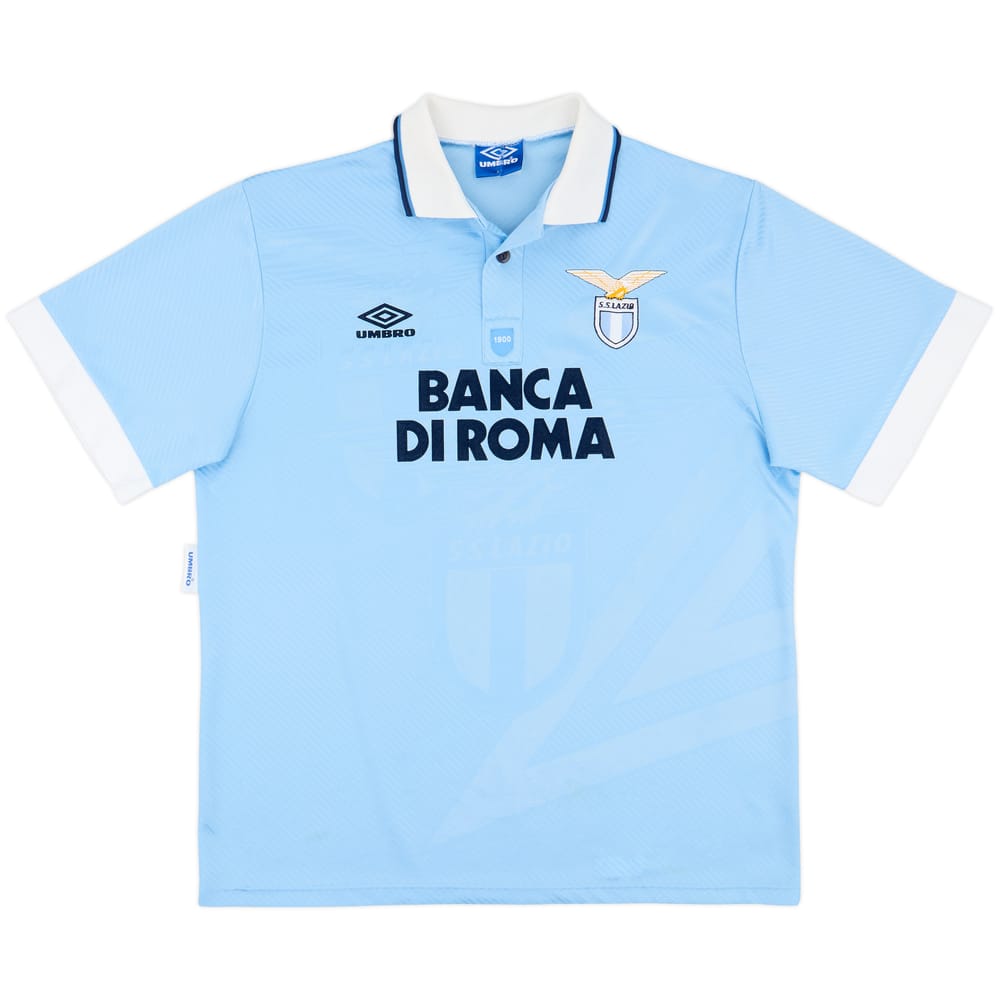 1993-95 Lazio Home Shirt - 9/10 - (XL)