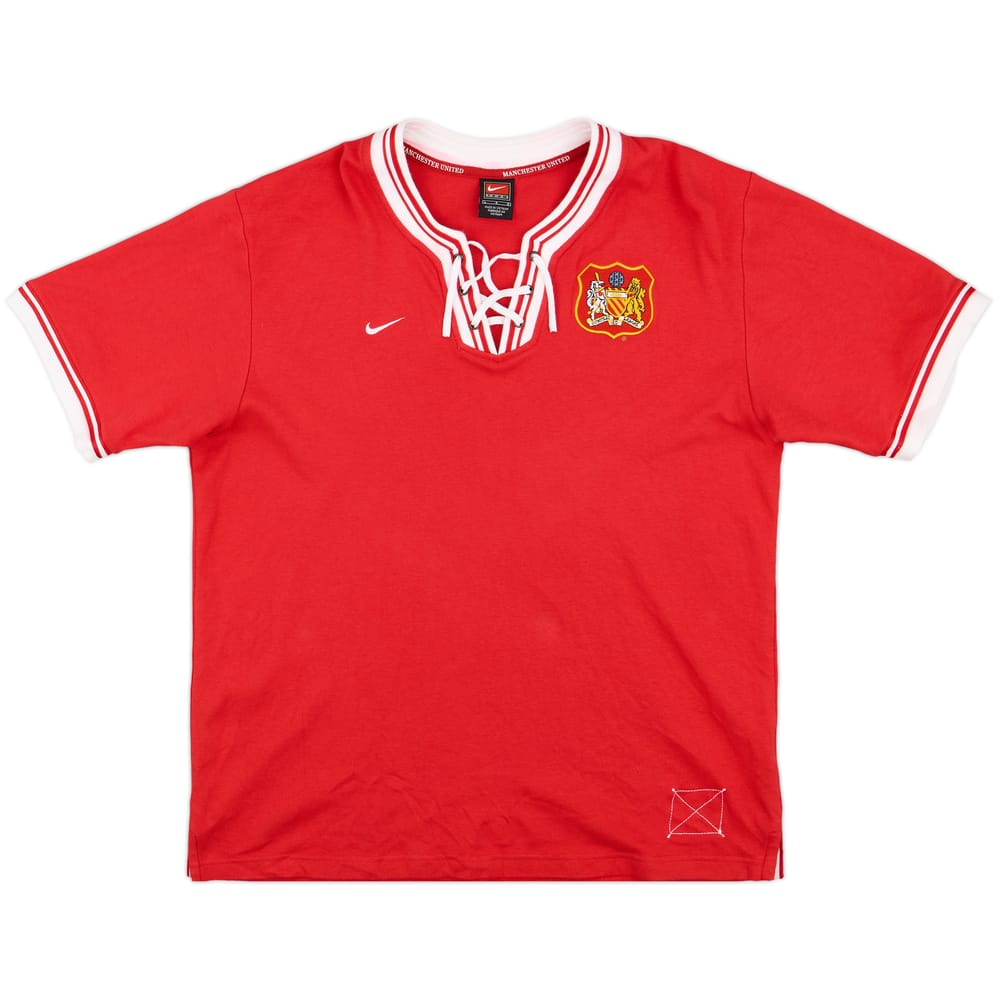 2003-04 Manchester United Nike Retro Heritage Shirt - 9/10 - (L)
