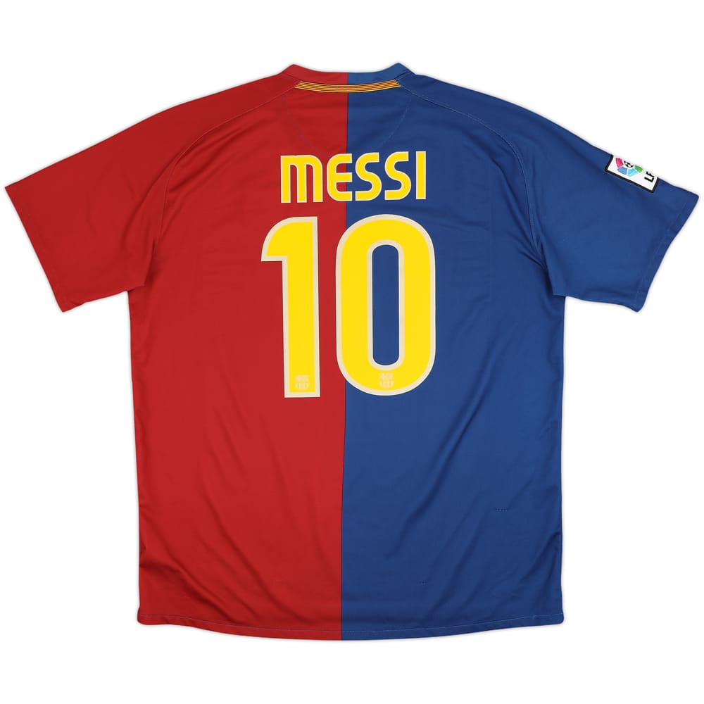 2008-09 Barcelona Home Shirt Messi #10 - 6/10 - (XL)