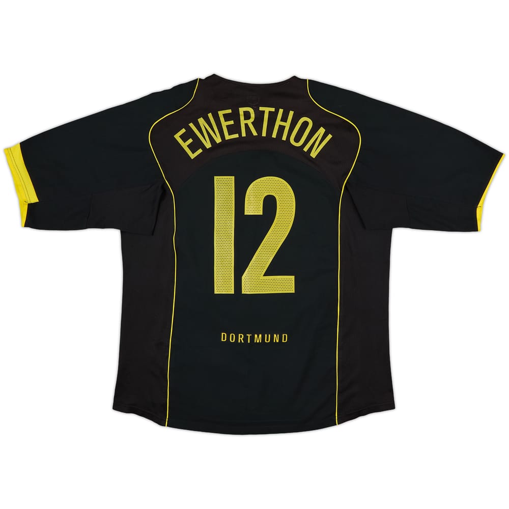 2004-05 Borussia Dortmund Away Shirt Ewerthon #12 - 6/10 - (XL)