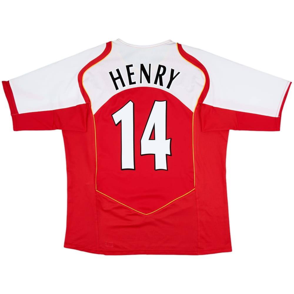 2004-05 Arsenal Home Shirt Henry #14 - 9/10 - (XL)