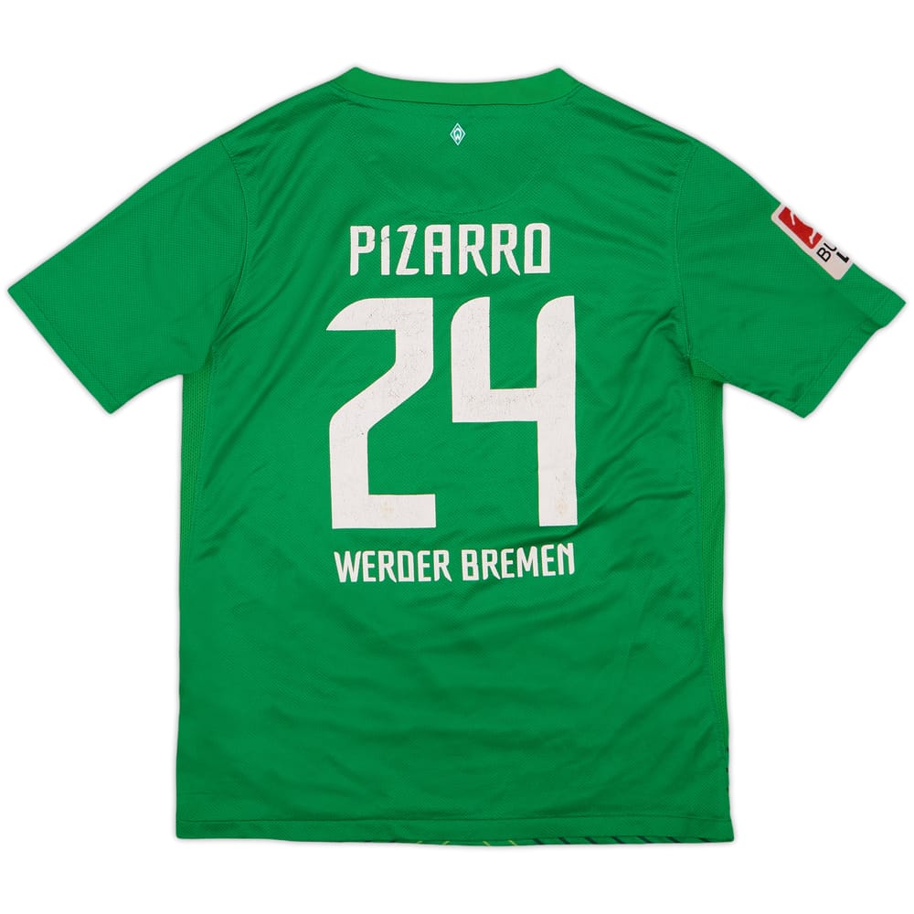 2011-12 Werder Bremen Home Shirt Pizarro #24 - 6/10 - (L.Boys)