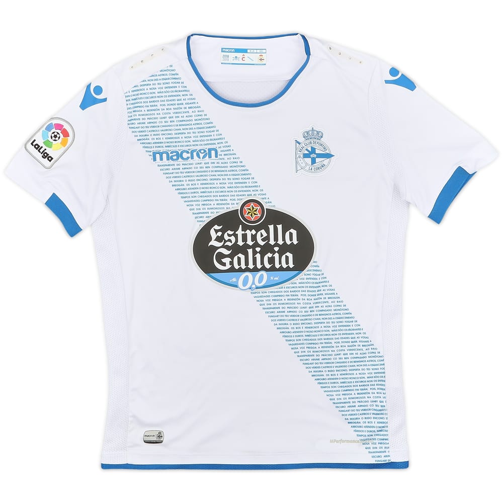 2018-19 Deportivo de La Coruna Third Shirt - 8/10 - (M.Boys)
