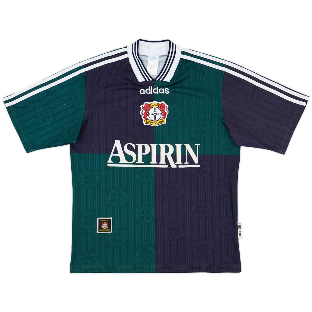 1997-98 Bayer Leverkusen Away Shirt - 7/10 - (XL.Boys)