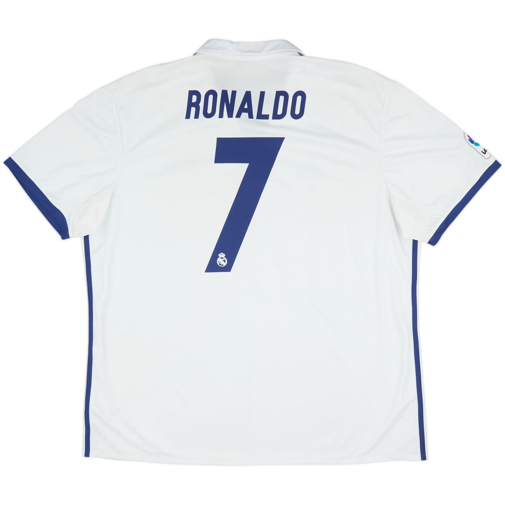 2016-17 Real Madrid Home Shirt Ronaldo #7 - 8/10 - (XXL)