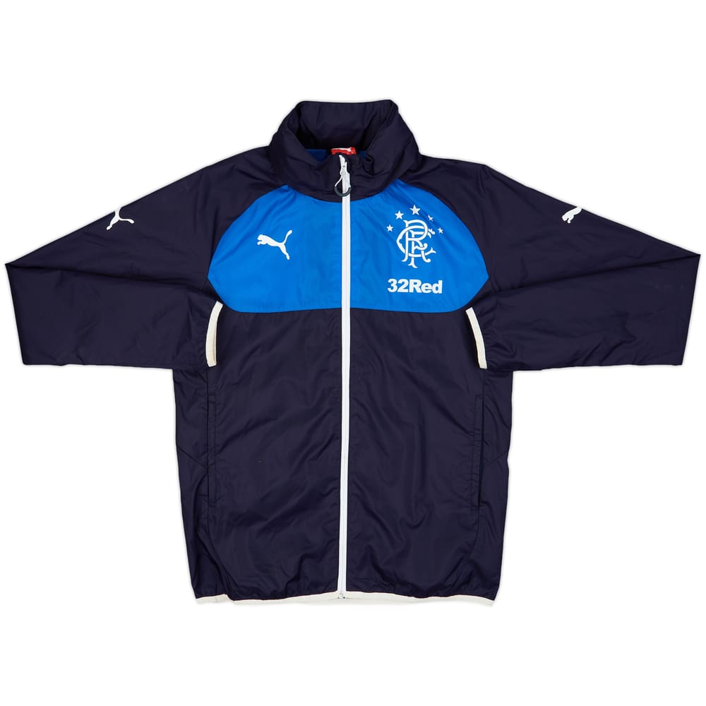 2015-16 Rangers Puma Hooded Rain Jacket - 7/10 - (M)