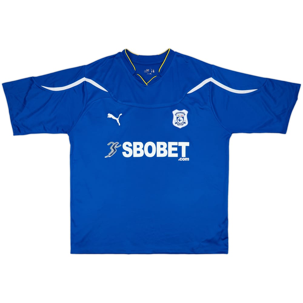 2010-11 Cardiff Home Shirt - 8/10 - (XXL)
